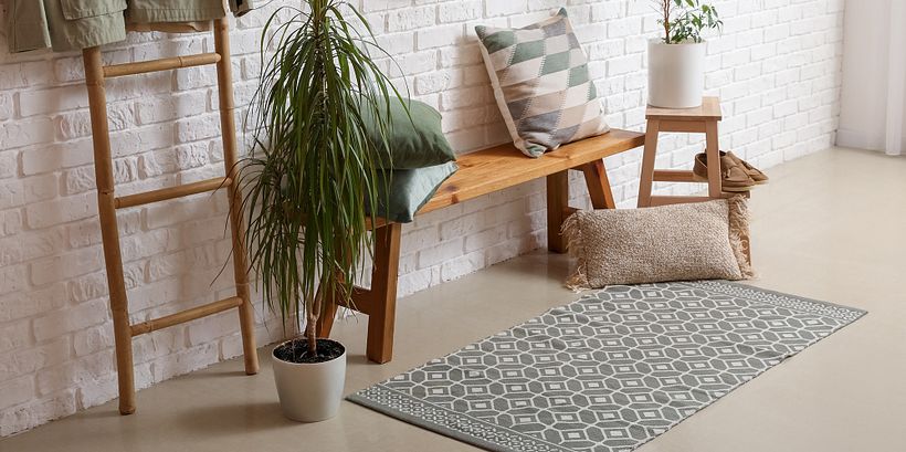 Pon una alfombra acogedora