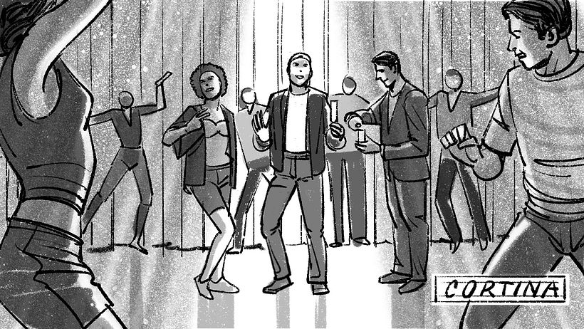 Davis Lisbon, "YouTube", 2022, Procreate, 1476 x 831 px Goldwind, Madri, Espanha | Espanha