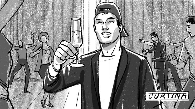Davis Lisbon, "YouTube", 2022, Procreate, 1476 x 831 px Goldwind, Madri, Espanha | Espanha