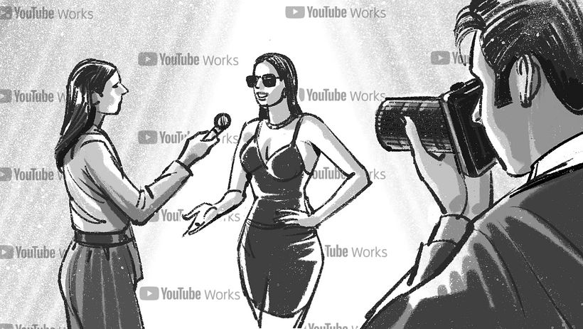 Davis Lisbon, "YouTube", 2022, Procreate, 1476 x 831 px Goldwind, Madri, Espanha | Espanha