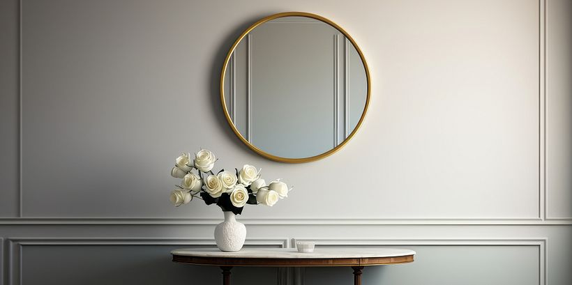 More space sensation with mirrors