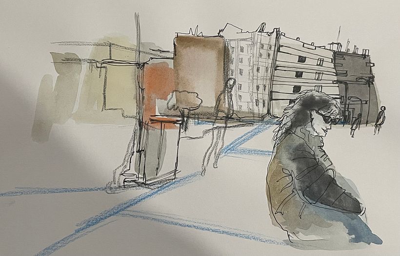 My project for course: Urban Sketching: Capture Your City in Motion 8