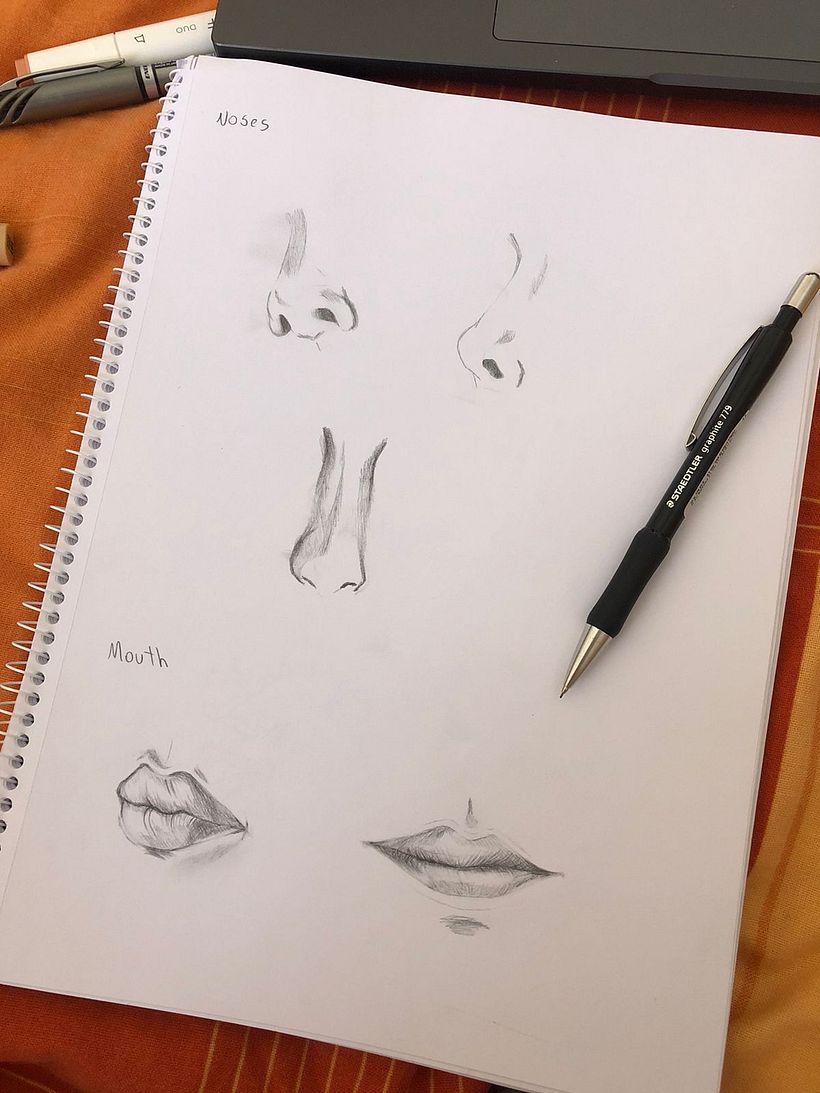 Meu projeto do curso: Caderno de retratos: explore o rosto humano 3