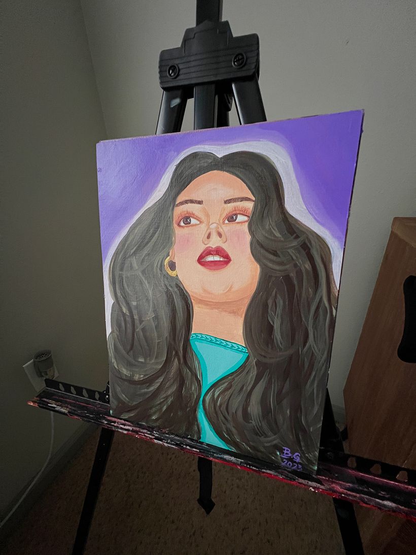 My project for course: Female Portraiture with Acrylics 4