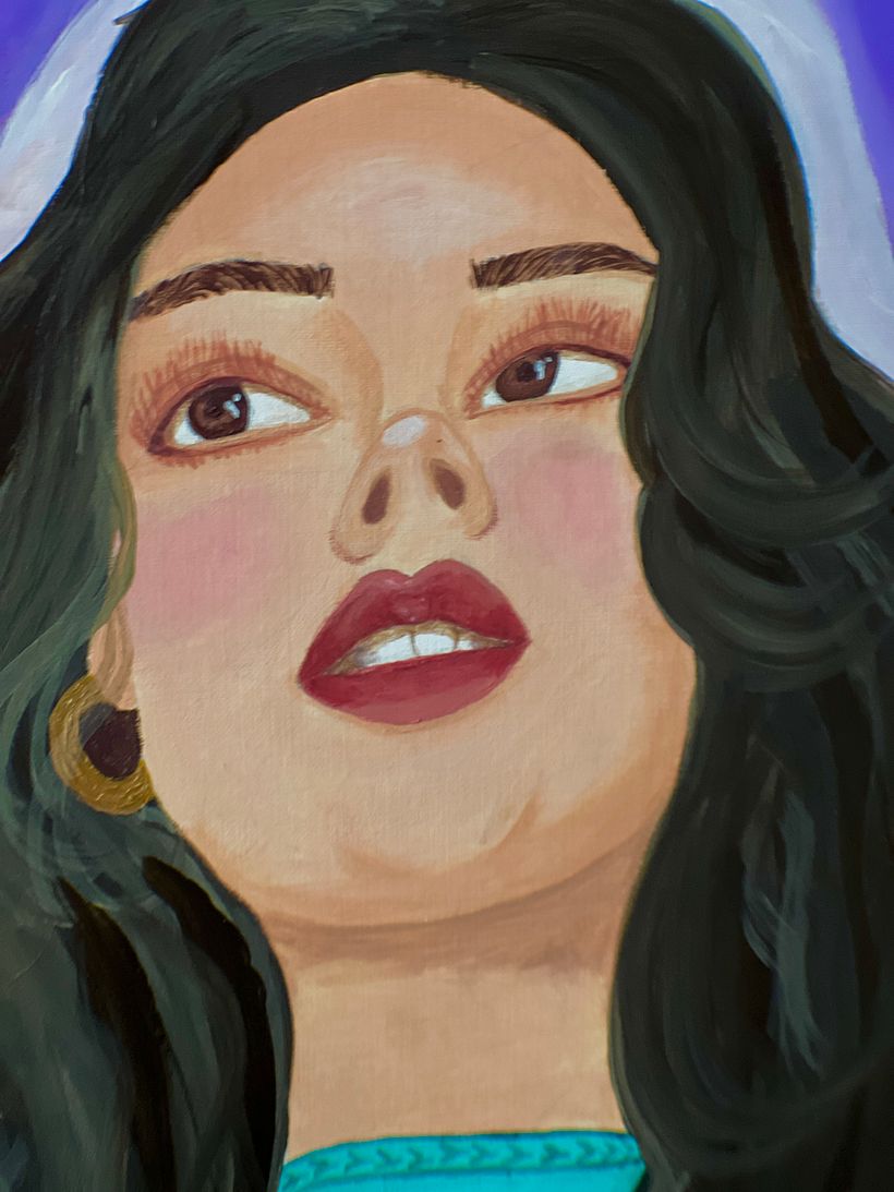 My project for course: Female Portraiture with Acrylics 5