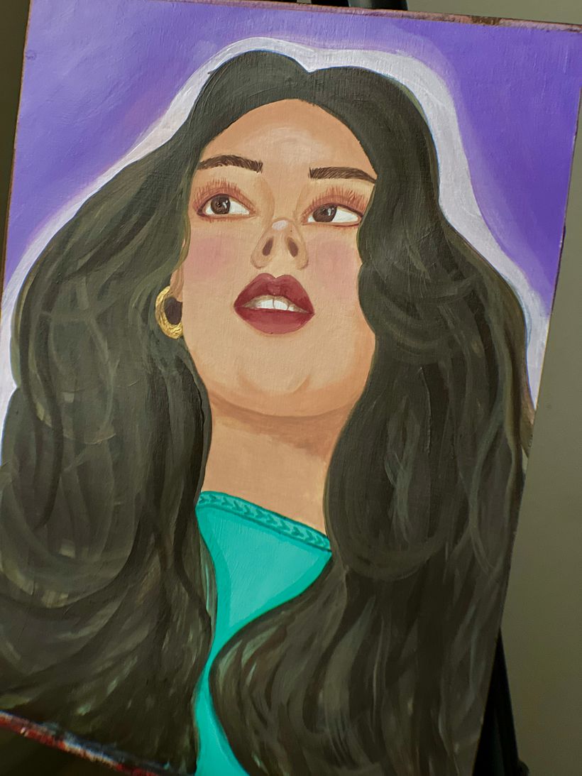 My project for course: Female Portraiture with Acrylics 9