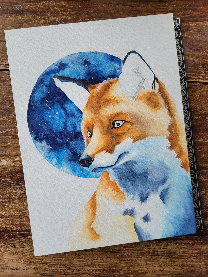 My project for course: Expressive Animal Portraits in Watercolor 4