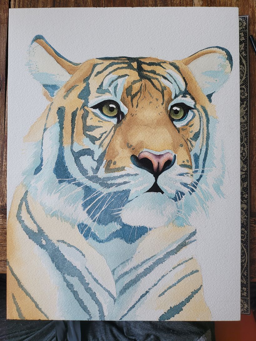 My project for course: Expressive Animal Portraits in Watercolor 9