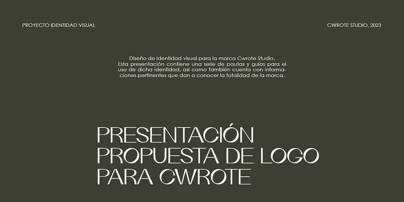 Mi proyecto del curso: Diseño de identidades visuales con bold lines 1