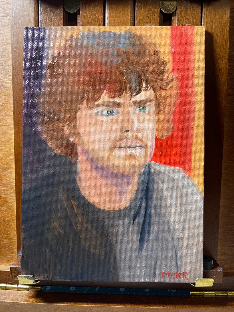 My project for course: Artistic Oil Portraiture on Paper 1