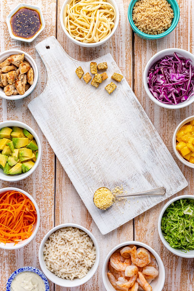Producción, maquillaje y estilismo para fotografia de alimentos