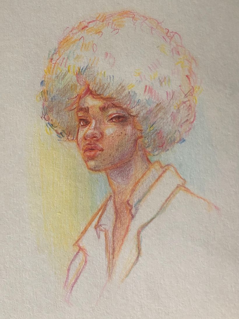 My project for course: Vibrant Portrait Drawing with Colored Pencils 2