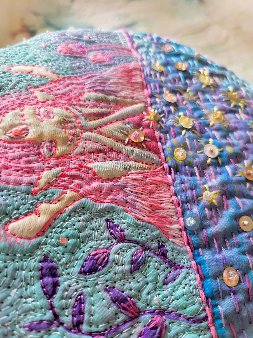 My project for course: Embroidery and Fabric Painting for Beginners 5