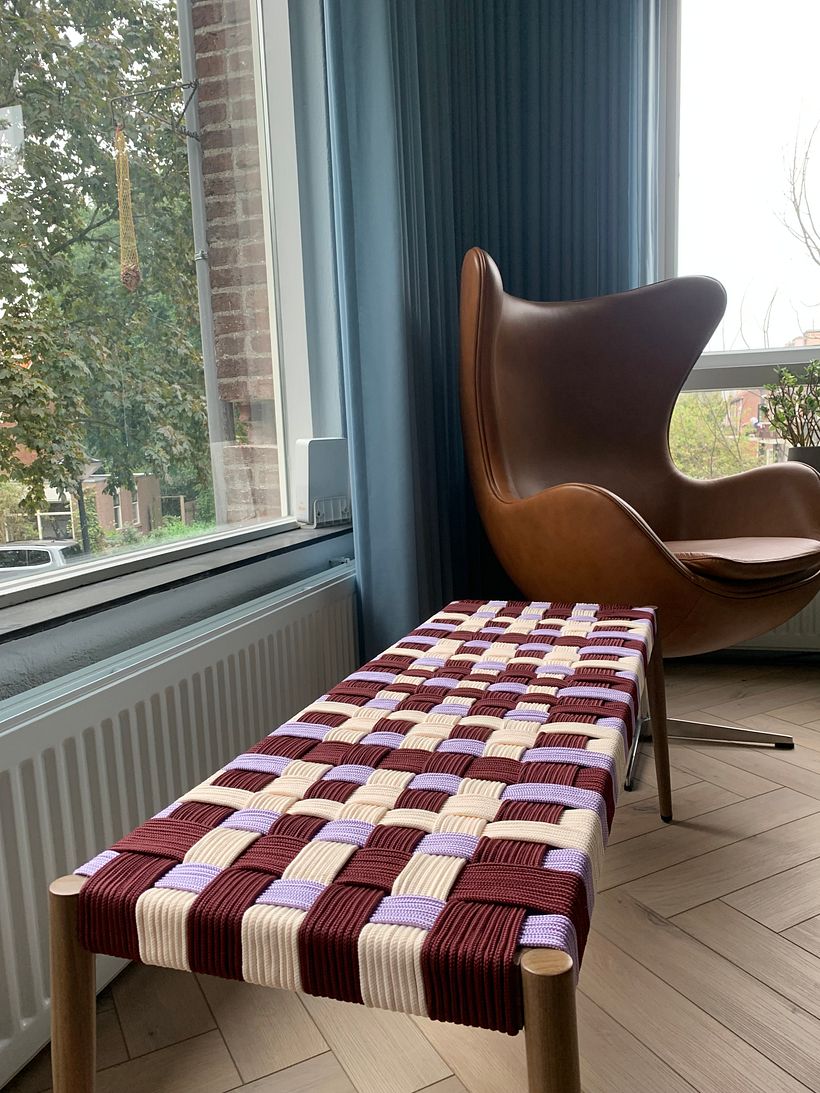 My project for course: Rope Weaving Techniques for Colorful Chairs 1