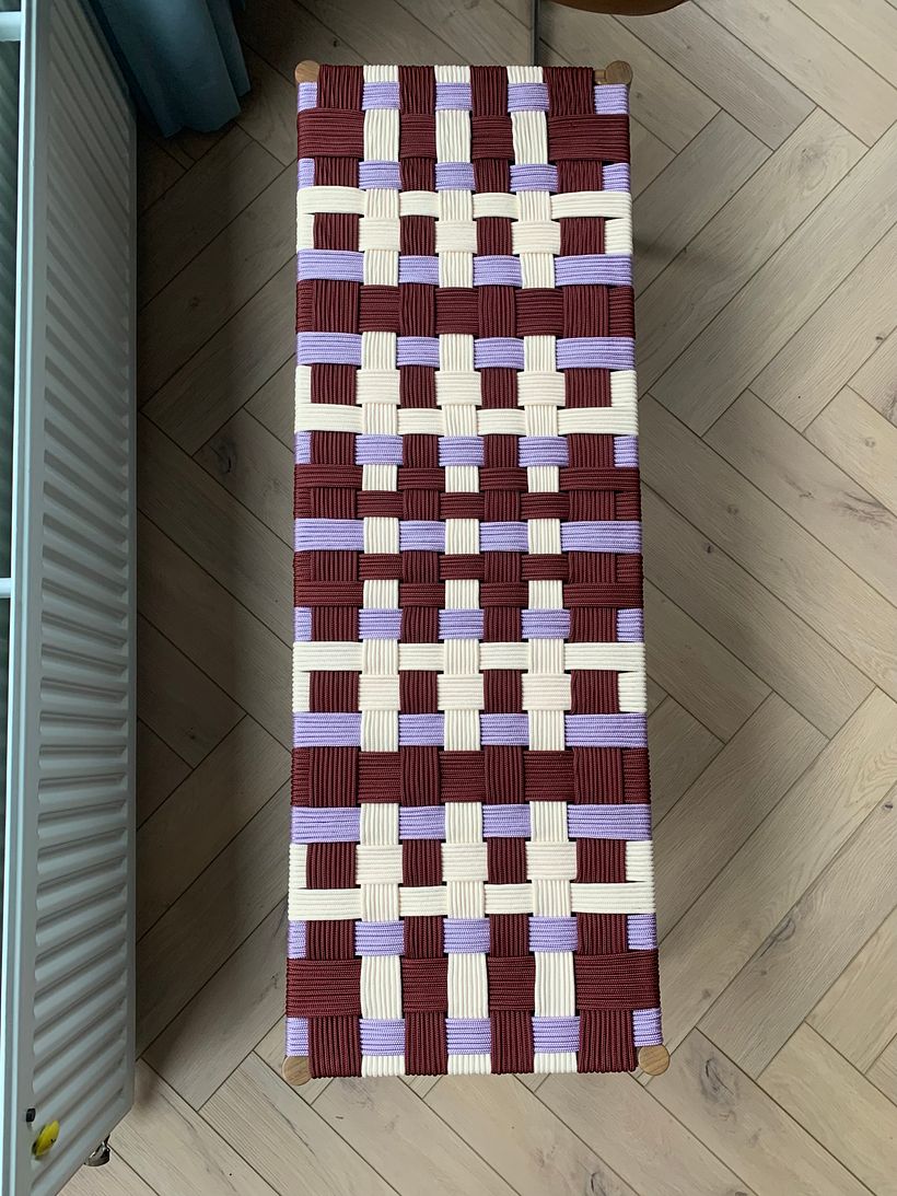 My project for course: Rope Weaving Techniques for Colorful Chairs 3
