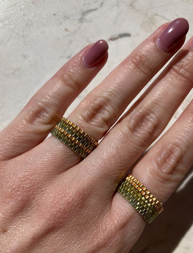 Mi proyecto del curso: Diseño de accesorios con cuentas: teje patrones elegantes 4