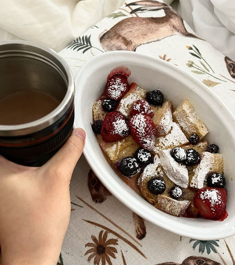 baked French toast - food blog
