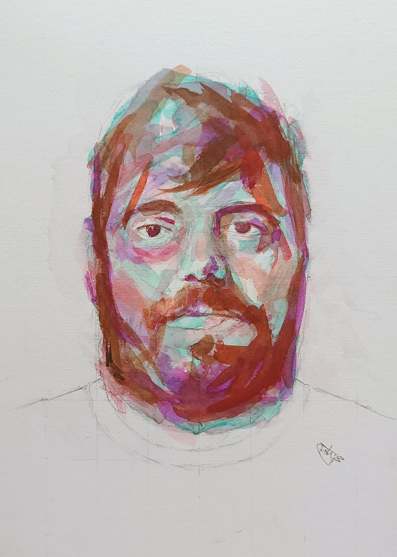 Mi Proyecto del curso: Retrato artístico en acuarela 5