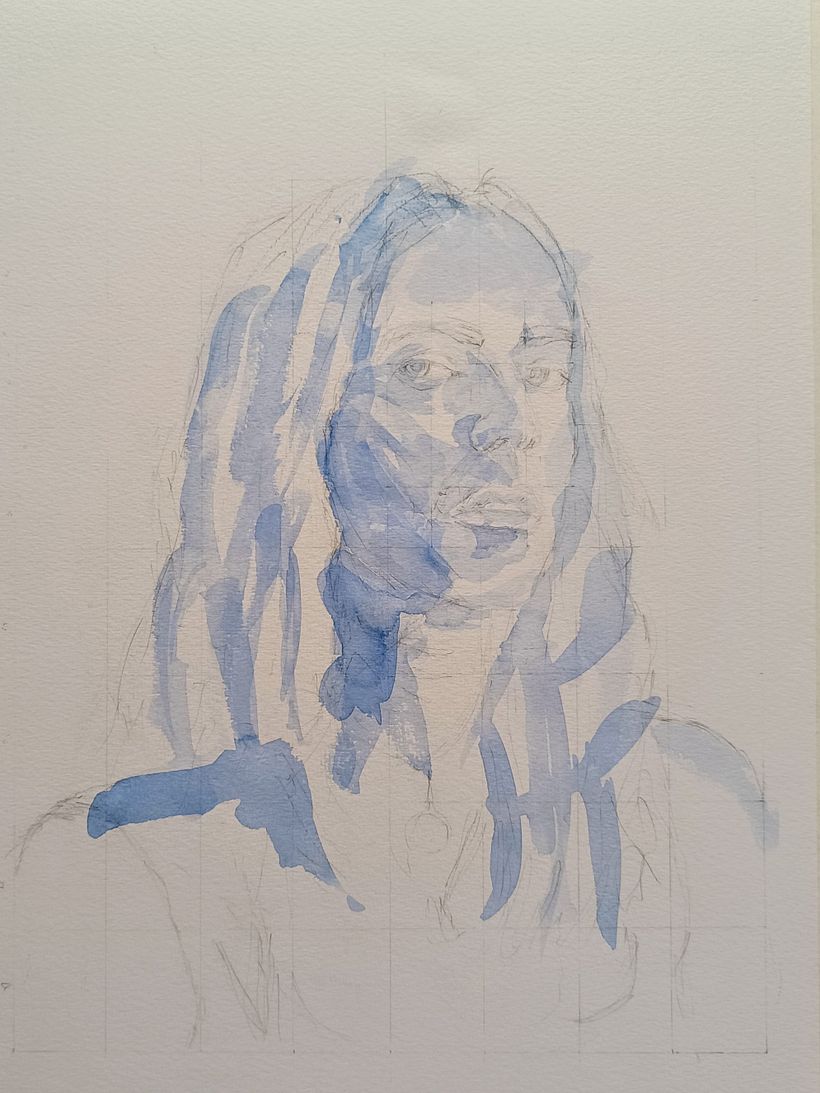 Mi Proyecto del curso: Retrato artístico en acuarela 4
