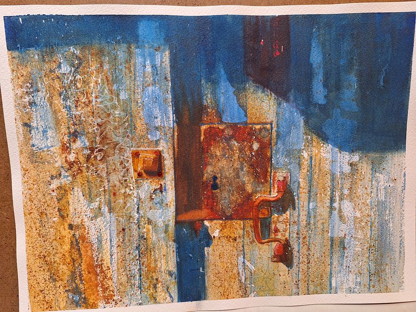 Mi proyecto del curso: Masterclass  de texturas en acuarela 3