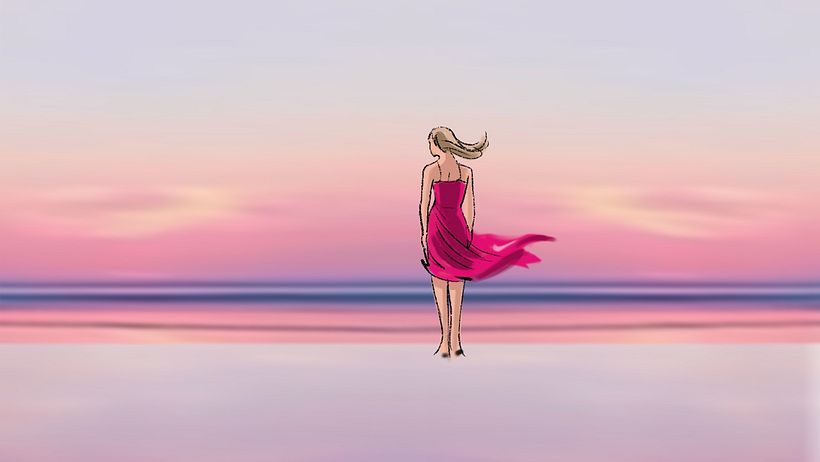 Davis Lisboa "Giorgio Armani", 2022, Procreate y Photoshop, 1476 x 831 px, H&G, Barcelona, España | Spain