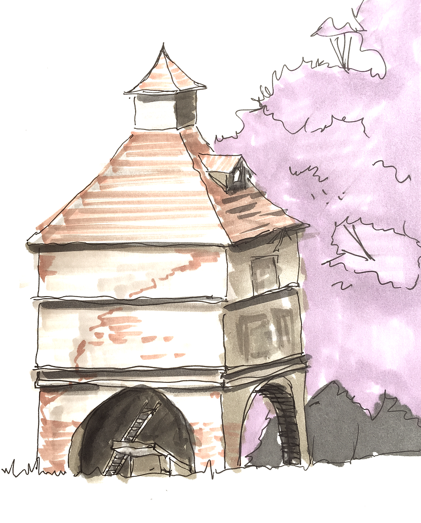 old pigeon coop