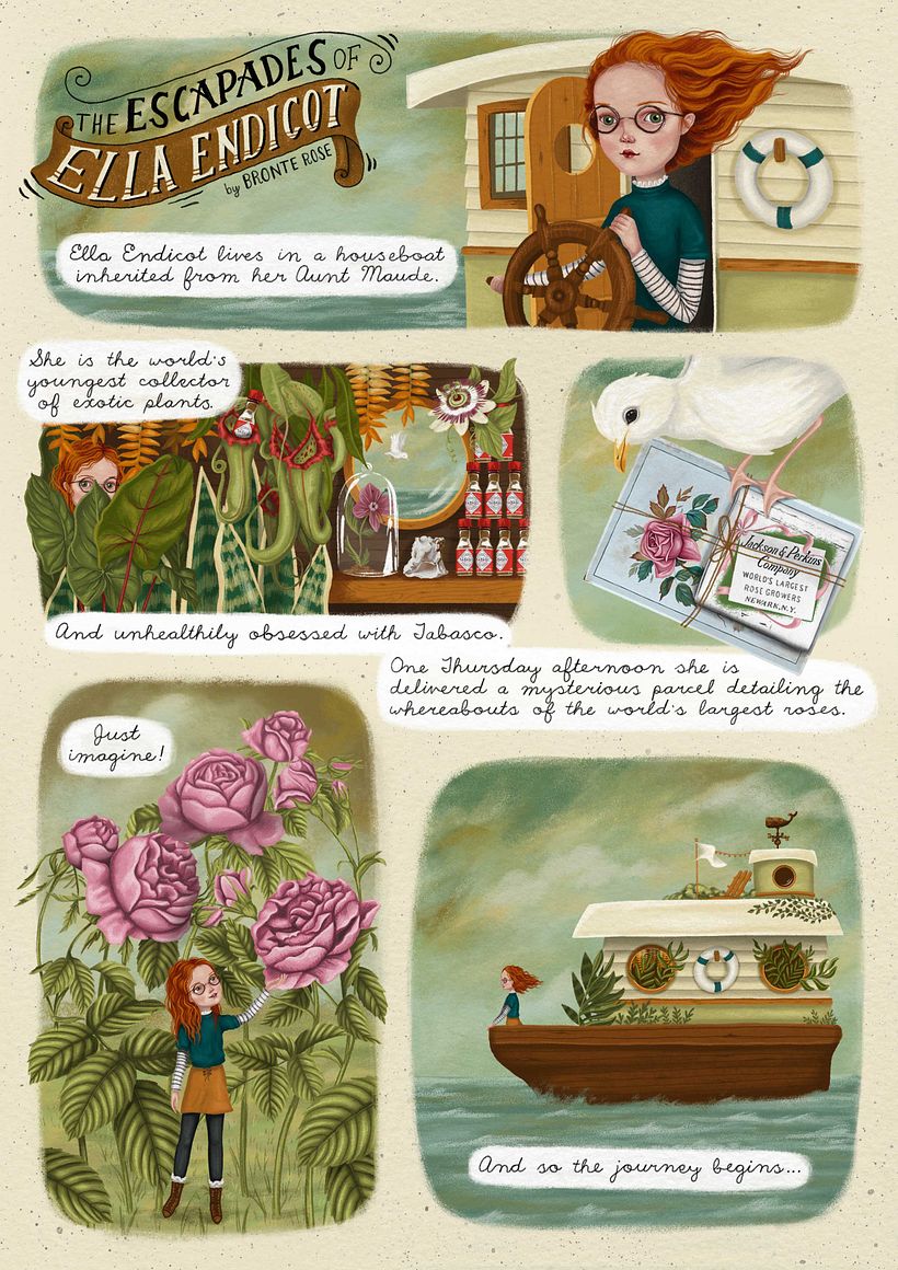 Graphic Novel - The Escapades Of Ella Endicot 1