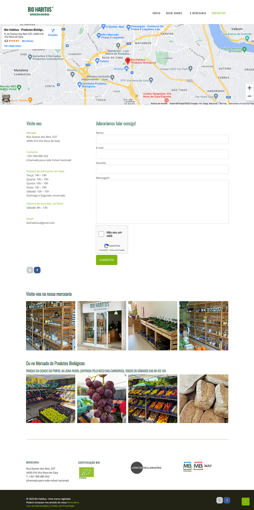 Meu projeto do curso: Criação de um site profissional com WordPress 3