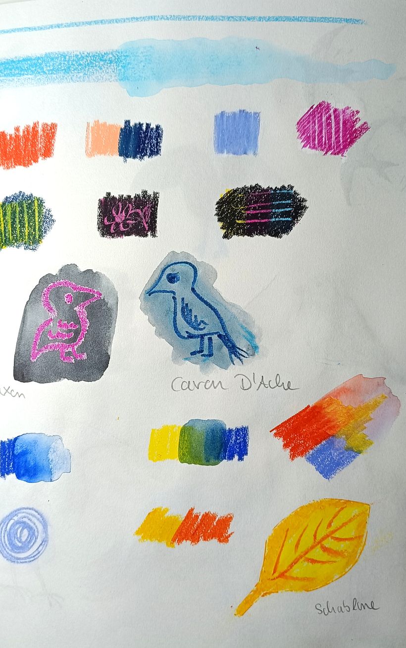 Mein Abschlussprojekt für den Kurs: Illustrationstechniken zum Lösen kreativer Blockaden 2