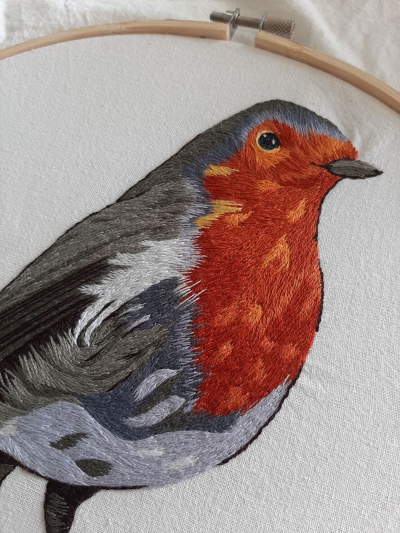 Mi proyecto del curso: Pintar con hilo: técnicas de ilustración textil 3