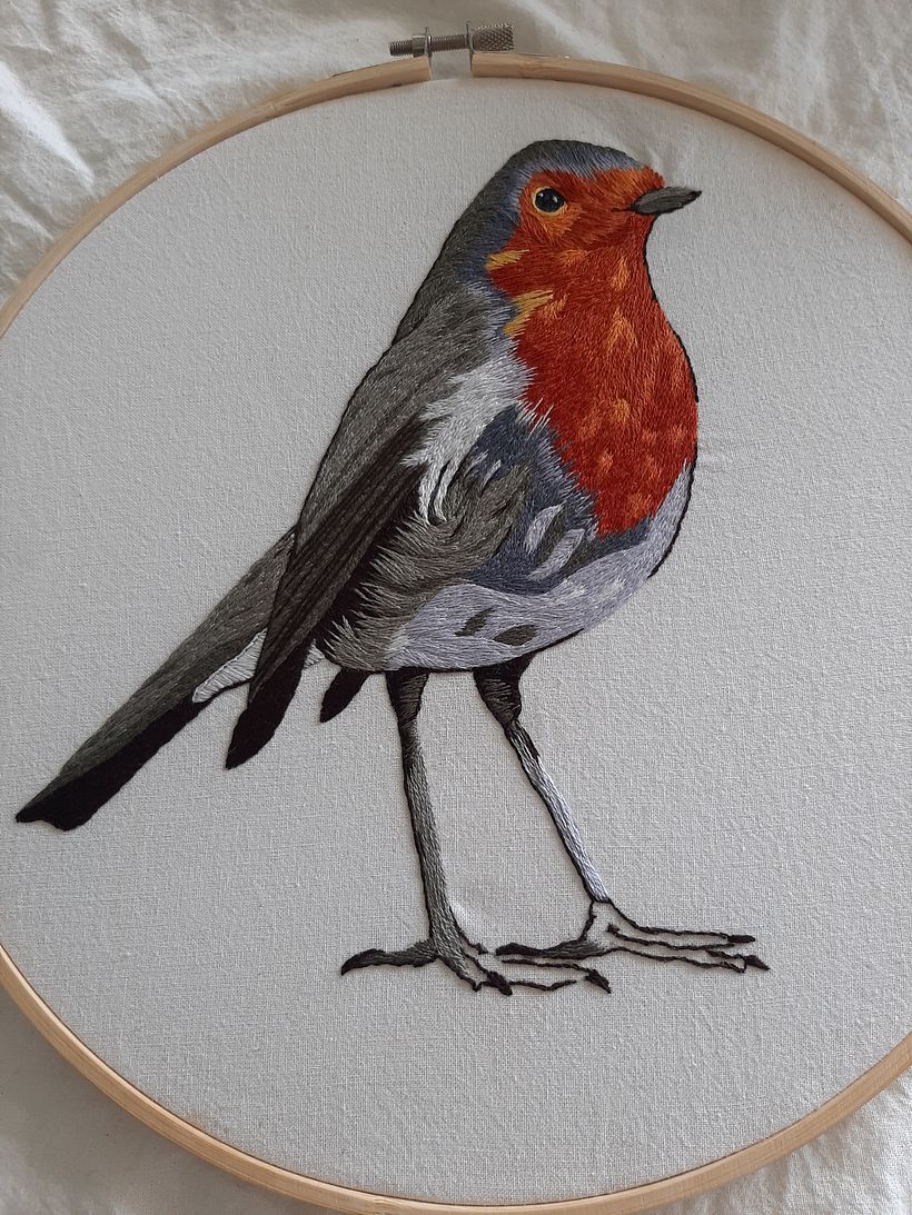 Mi proyecto del curso: Pintar con hilo: técnicas de ilustración textil 4