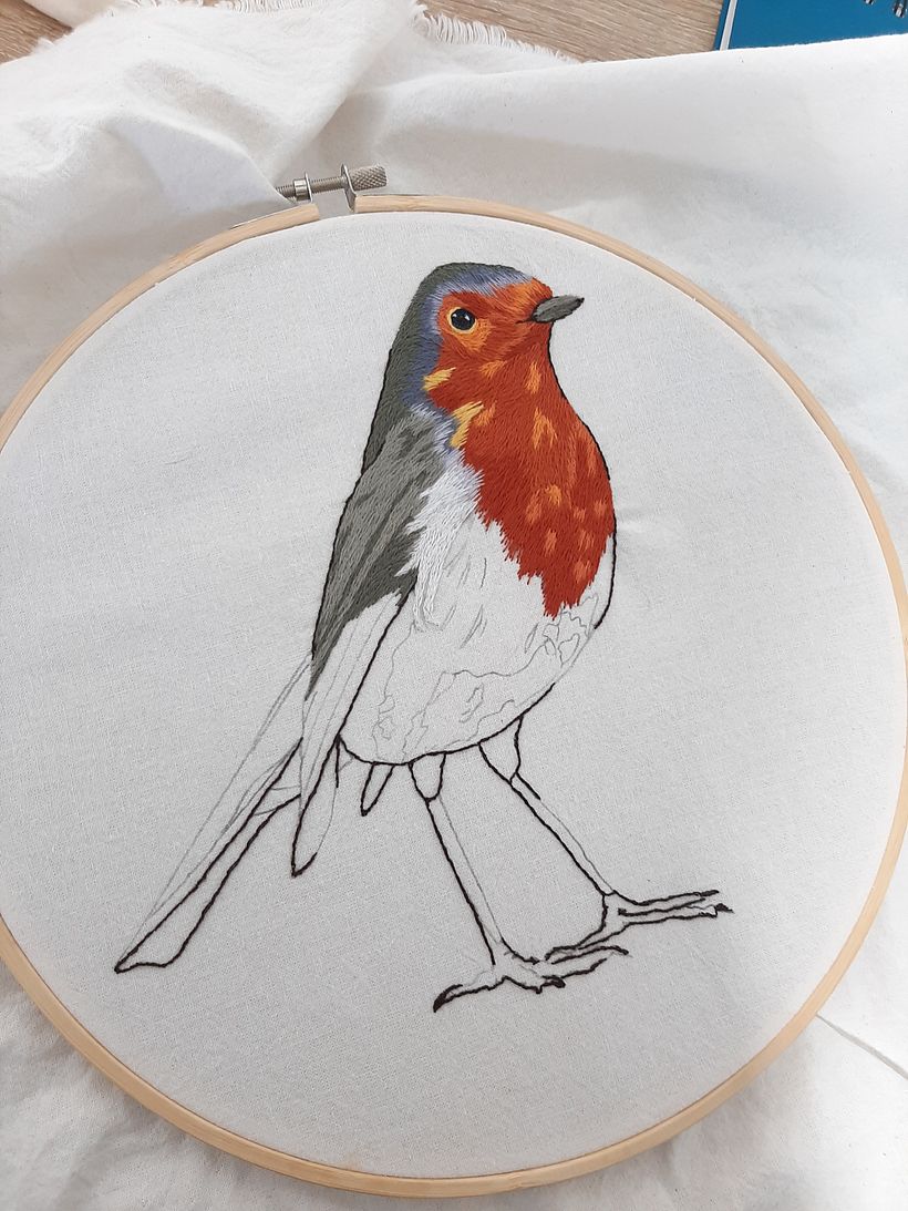 Mi proyecto del curso: Pintar con hilo: técnicas de ilustración textil 5