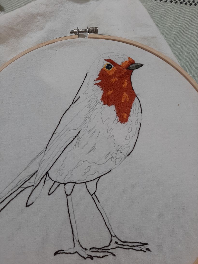 Mi proyecto del curso: Pintar con hilo: técnicas de ilustración textil 7