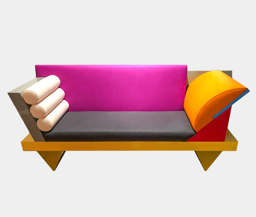 My inspiration: Big Sur couch design by Peter Shire in 1986