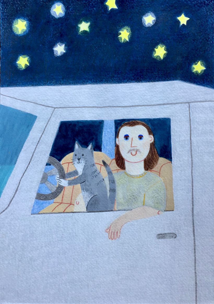 My project for course: Playful Illustration with Watercolor & Colored Pencils 1