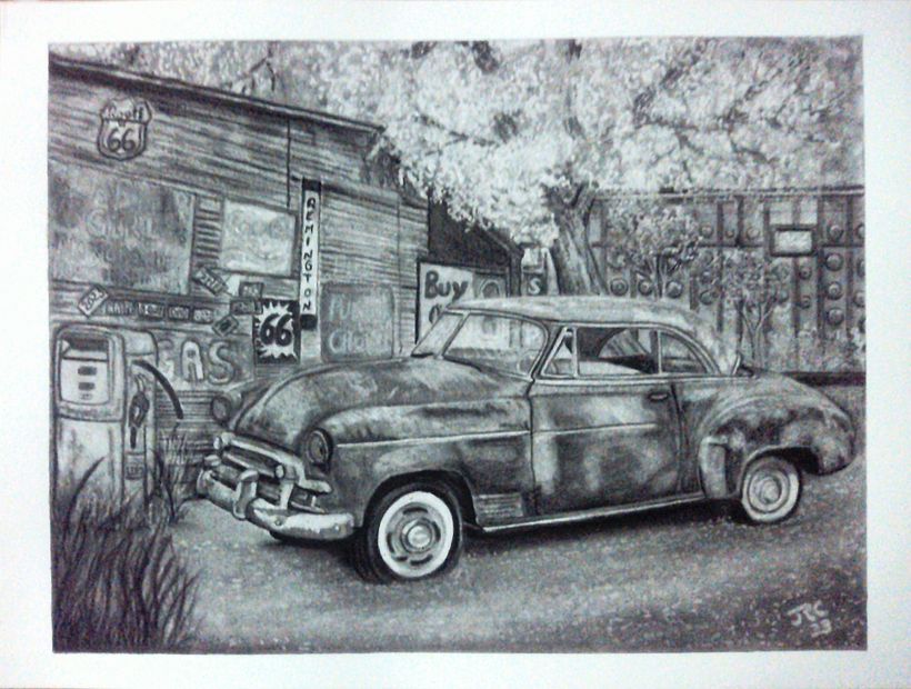 9X12 CHARCOAL PENCIL BRISTOL VELLUM