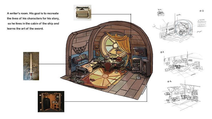 My project for course: Visual Development: Illustrate Imaginary Settings 1