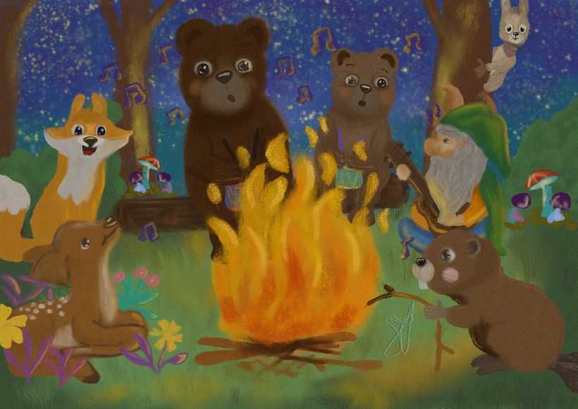 Milek the elf and his forest friends 6