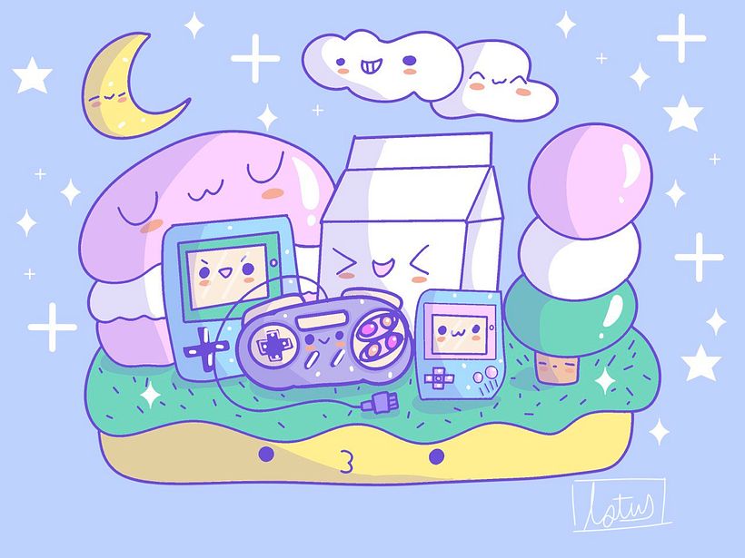 My project for course: Designing Kawaii Worlds: Spread Joy Through Illustration 5