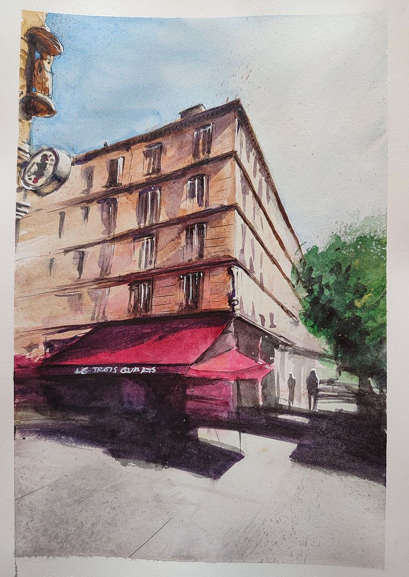 My project for course: Architectural Sketching with Watercolor and Ink 4