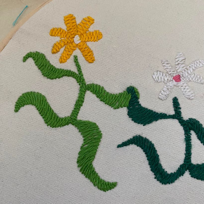Mi proyecto del curso: Bordado contemporáneo con puntos tradicionales mexicanos 3