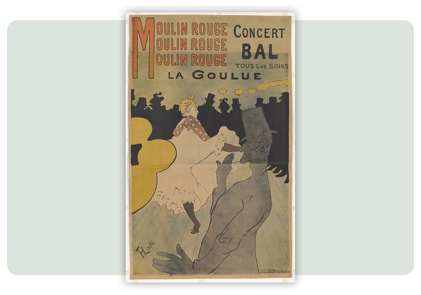 "La Goulue", de Henri de Toulouse-Lautrec