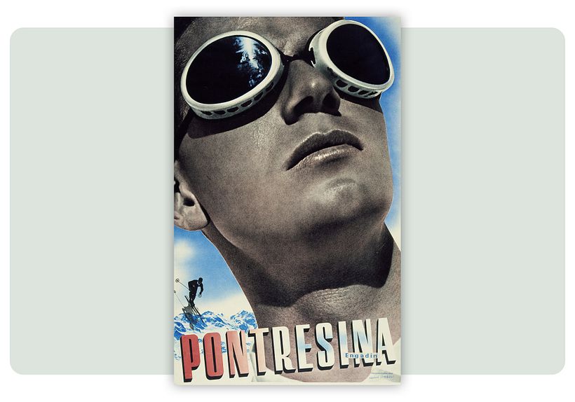 "Pontresina Engadin", de Herbert Matter