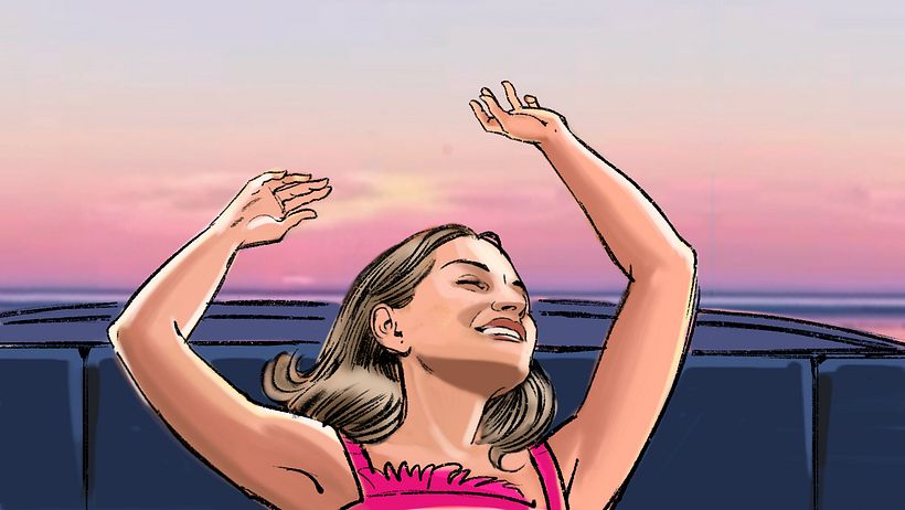 Davis Lisboa "Giorgio Armani", 2022, Procreate y Photoshop, 1476 x 831 px, H&G, Barcelona, España | Spain