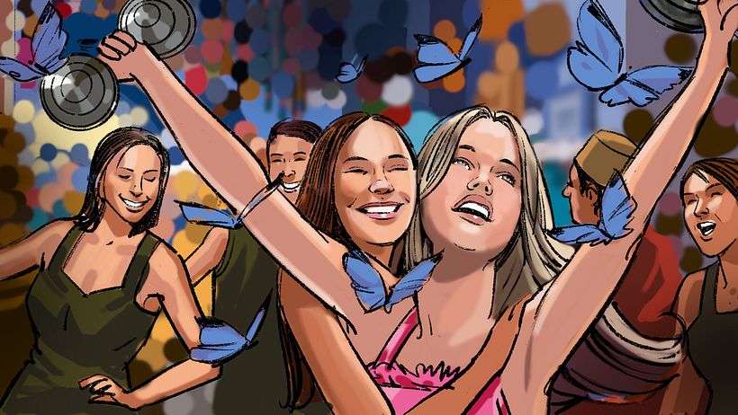 Davis Lisboa "Giorgio Armani", 2022, Procreate y Photoshop, 1476 x 831 px, H&G, Barcelona, España | Spain