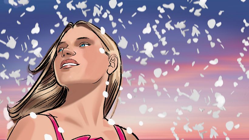 Davis Lisboa "Giorgio Armani", 2022, Procreate y Photoshop, 1476 x 831 px, H&G, Barcelona, España | Spain