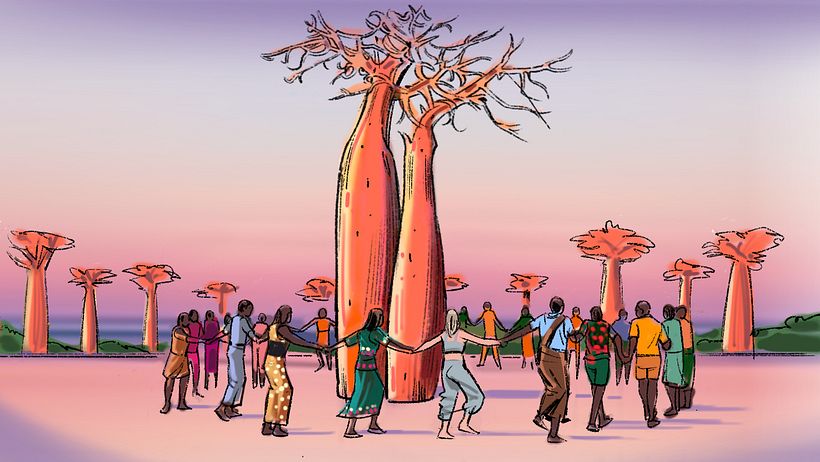 Davis Lisboa "Giorgio Armani", 2022, Procreate y Photoshop, 1476 x 831 px, H&G, Barcelona, España | Spain