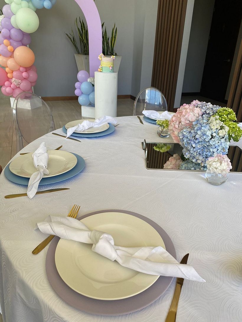 first event, talbe setting