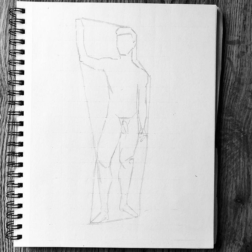 Staedtler F Pencil on Strathmore Sketch Paper