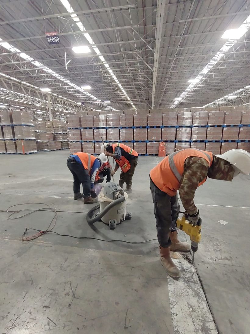 Gestión y dirección de reparación de pisos de concreto  8